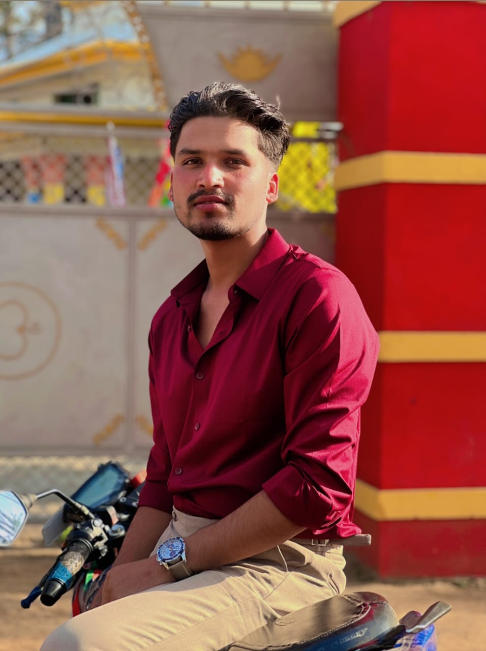 Portrait of Santosh Kumar Ter, a young computer science student with short black hair